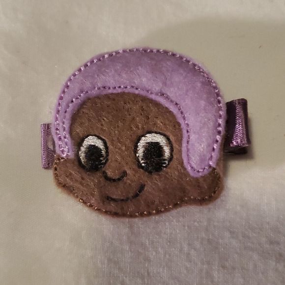 NEW BUBBLE GUPPIES GOBY FELT HAIR CLIPPY - Picture 1 of 2